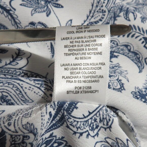 BOBEAU Paisley Blouse Size 1X - Picture 8 of 8